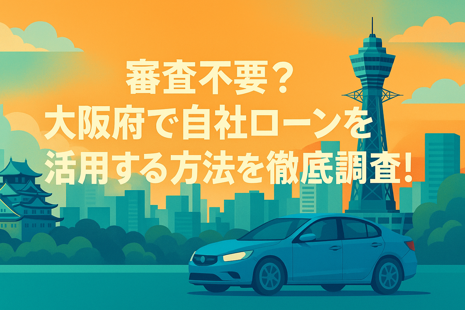 審査不要？大阪府で自社ローンを活用する方法を徹底調査！